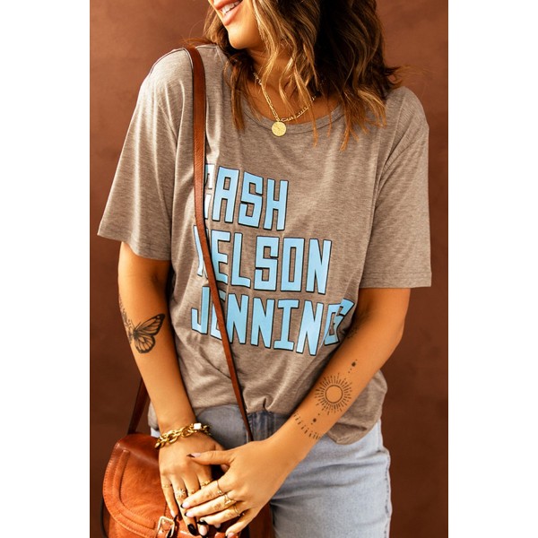 CASH NELSON JENNINGS Graphic Tee