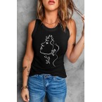 Black Casual Portrai...